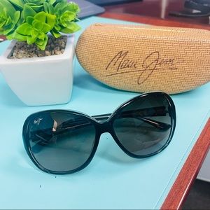 Womens black Maui Jim Sunglasses - Maile MJ294-02K
